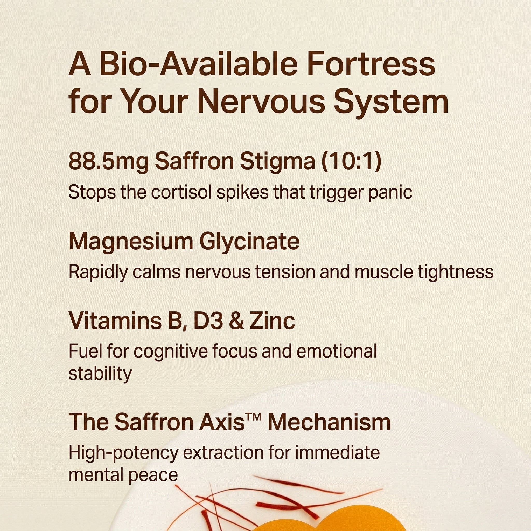 Saffron Gummies for Anxiety & Stress Relief - Calmora By Calmi - Image 6